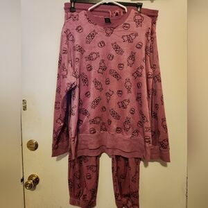Disney Winnie The Pooh Pink Pajamas